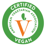 American Vegetarian Association Certified Vegan & Cruelty Free