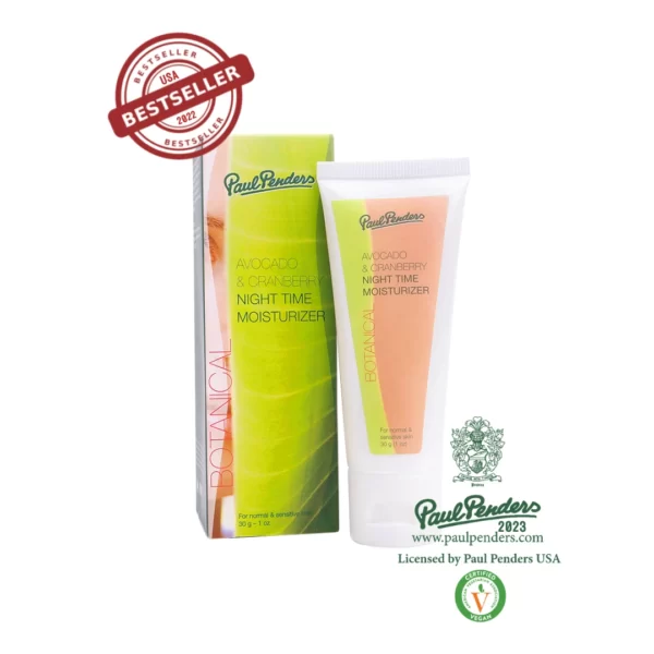 Best Natural Facial Moisturizer | Avocado & Cranberry Night Time Moisturizer
